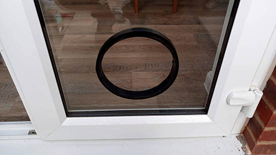 Catflap/Vent Hole and Cut-outs in Double Glazed Units